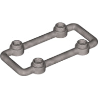 Plaatje in Gallery viewer laden, LEGO® los onderdeel Staaf in kleur Zilver 23444
