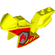 Plaatje in Gallery viewer laden, LEGO® los onderdeel Fiets &amp; Motor Neon geel 18895pb28