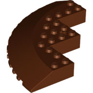 LEGO® los onderdeel Steen Rond Roodachtig Bruin 58846