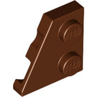 LEGO® los onderdeel Wig Plaat Roodachtig Bruin 24299