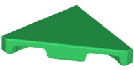 LEGO® los onderdeel Tegel Aangepast in kleur Groen 35787