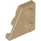 LEGO® los onderdeel Wig Plaat Donker Geelbruin 24299