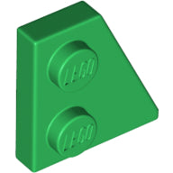 LEGO® los onderdeel Wig Plaat in kleur Groen 24307