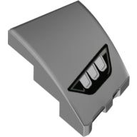 Plaatje in Gallery viewer laden, LEGO® Wig met Motief Licht Blauwachtig Grijs 80177pb004