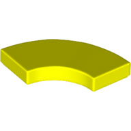 Plaatje in Gallery viewer laden, LEGO® los onderdeel Tegel Rond in kleur Neon geel 27925