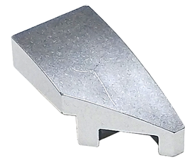 LEGO® los onderdeel Wig in kleur Metallisch Zilver 29119