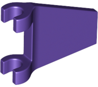 LEGO® los onderdeel Vlag in kleur Donkerpaars 80324