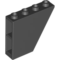 LEGO® los onderdeel Dakpan Omgekeerd in kleur Zwart 67440
