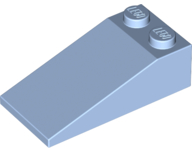 Plaatje in Gallery viewer laden, LEGO® los onderdeel Dakpan Algemeen Helder Lichtblauw 30363