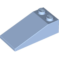 Plaatje in Gallery viewer laden, LEGO® los onderdeel Dakpan Algemeen Helder Lichtblauw 30363