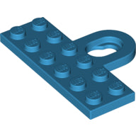LEGO® los onderdeel Plaat Aangepast Donker Azuurblauw 78168