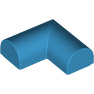 Plaatje in Gallery viewer laden, LEGO® los onderdeel Dakpan Gebogen Donker Azuurblauw 79757