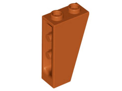 LEGO® los onderdeel Dakpan Omgekeerd Donker Oranje 2449