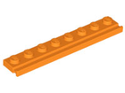LEGO® los onderdeel Plaat Aangepast in kleur Oranje 4510