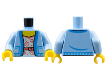 Plaatje in Gallery viewer laden, LEGO® Lijf met Motief Helder Lichtblauw 973pb4540c01