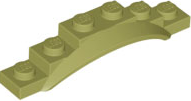 LEGO® los onderdeel Spatbord in kleur Olijfgroen 62361