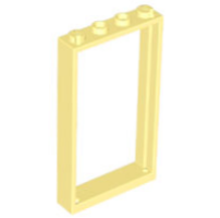 LEGO® los onderdeel Deurkozijn Helder Lichtgeel 60596