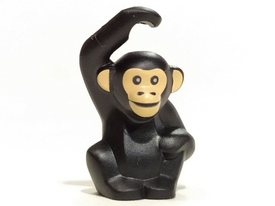 LEGO® los onderdeel Landdier in kleur Zwart 95327pb01