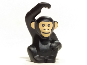 LEGO® los onderdeel Landdier in kleur Zwart 95327pb01