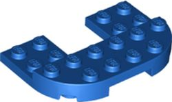 LEGO® los onderdeel Plaat Rond in kleur Blauw 89681