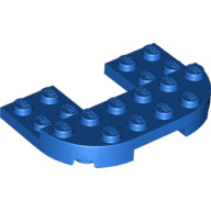LEGO® los onderdeel Plaat Rond in kleur Blauw 89681