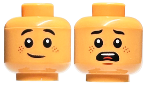 LEGO® los onderdeel Hoofd in kleur Noga 3626cpb2998