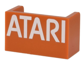 LEGO® onderdeel Paneel met Motief Donker Oranje 23969pb008