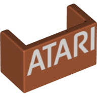 Plaatje in Gallery viewer laden, LEGO® onderdeel Paneel met Motief Donker Oranje 23969pb008