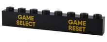 Plaatje in Gallery viewer laden, LEGO® los onderdeel Steen met Motief Zwart 3008pb177