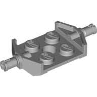 LEGO® onderdeel Plaat Aangepast Licht Blauwachtig Grijs 6157