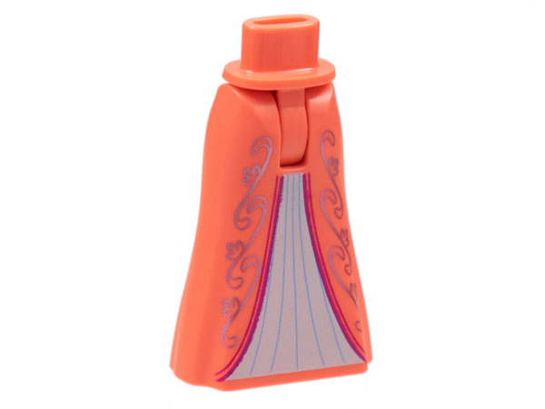 LEGO® los onderdeel Benen in kleur Koraal 36187c00pb002