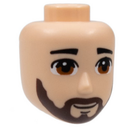 LEGO® los onderdeel Hoofd in kleur Lichte Noga 1471