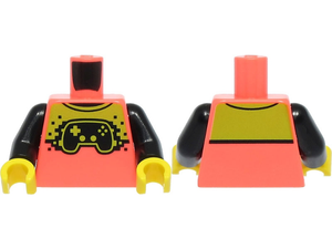 LEGO® los onderdeel Lijf met Motief Koraal 973pb4602c01