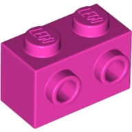 Plaatje in Gallery viewer laden, LEGO® los onderdeel Steen Aangepast Donker Roze 11211