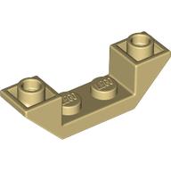 Plaatje in Gallery viewer laden, LEGO® los onderdeel Dakpan Omgekeerd Geelbruin 32802