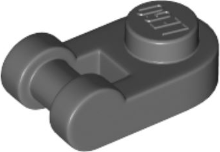 LEGO® onderdeel Plaat Rond Donker Blauwachtig Grijs 26047