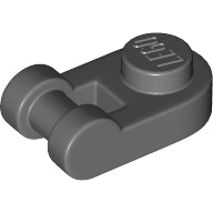LEGO® onderdeel Plaat Rond Donker Blauwachtig Grijs 26047