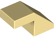 LEGO® los onderdeel Dakpan Algemeen in kleur Geelbruin 28192
