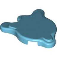 Plaatje in Gallery viewer laden, LEGO® los onderdeel Tegel Rond Medium Azuurblauw 80677
