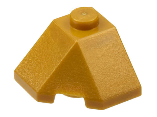 LEGO® los onderdeel Wig in kleur Parel Goud 13548
