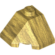Plaatje in Gallery viewer laden, LEGO® los onderdeel Wig in kleur Parel Goud 13548