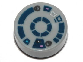 LEGO® 98138pb306 in kleur Licht Blauwachtig Grijs