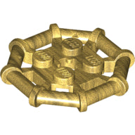 LEGO® los onderdeel Plaat Aangepast Parel Goud 75937