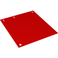 LEGO® los onderdeel Doek in kleur Rood 1603