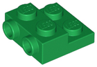 LEGO® los onderdeel Plaat Aangepast in kleur Groen 99206