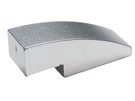 LEGO® los onderdeel Dakpan Gebogen Metallisch Zilver 50950