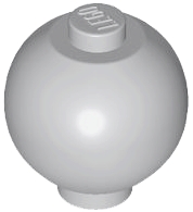 LEGO® los onderdeel Steen Rond Licht Blauwachtig Grijs 20953