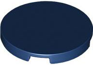 LEGO® los onderdeel Tegel Rond in kleur Donkerblauw 67095
