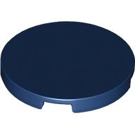 LEGO® los onderdeel Tegel Rond in kleur Donkerblauw 67095