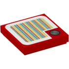 LEGO® los onderdeel Tegel met Motief Rood 3068bpb1971